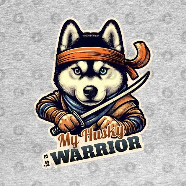 Husky Ninja by k9-tee